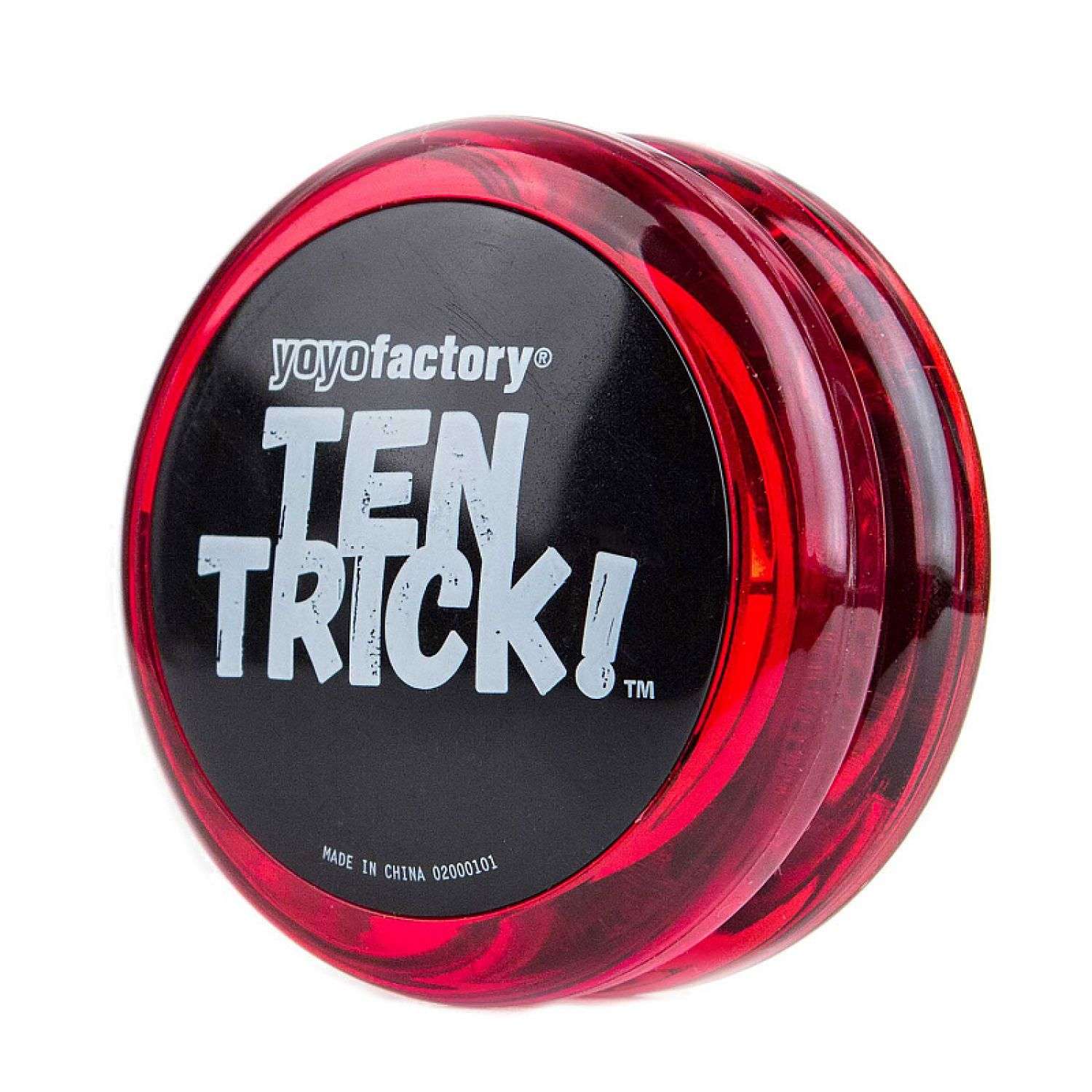 Развивающая игрушка YoYoFactory Йо-йо TenTrick красный - фото 1