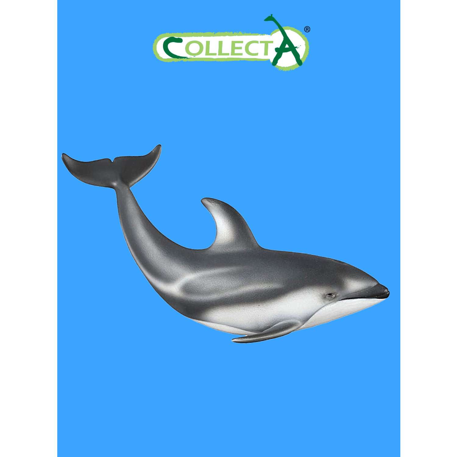 Фигурка морского животного Collecta Тихоокеанский Белобокий Дельфин - фото 1