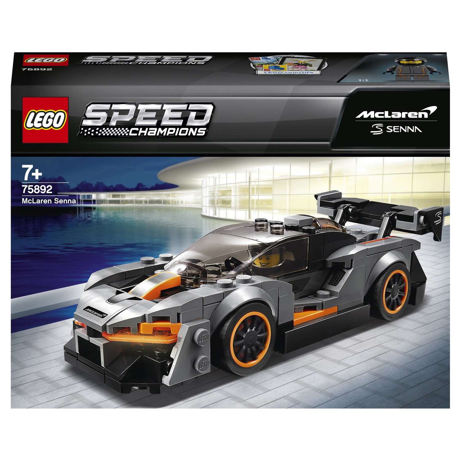 Конструктор LEGO Speed Champions Автомобиль McLaren Senna 75892 - фото 2