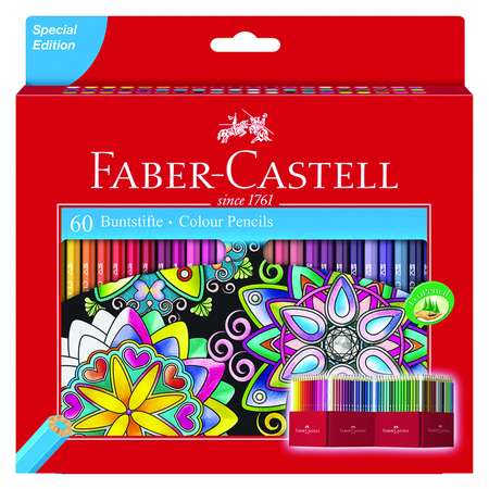 Карандаши цветные Faber Castell Замок 60шт 111260