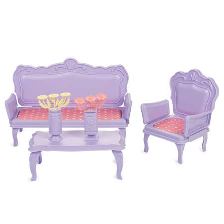 Мебель для кукол ОГОНЁК Маленькая принцесса Сиреневый С-1527
