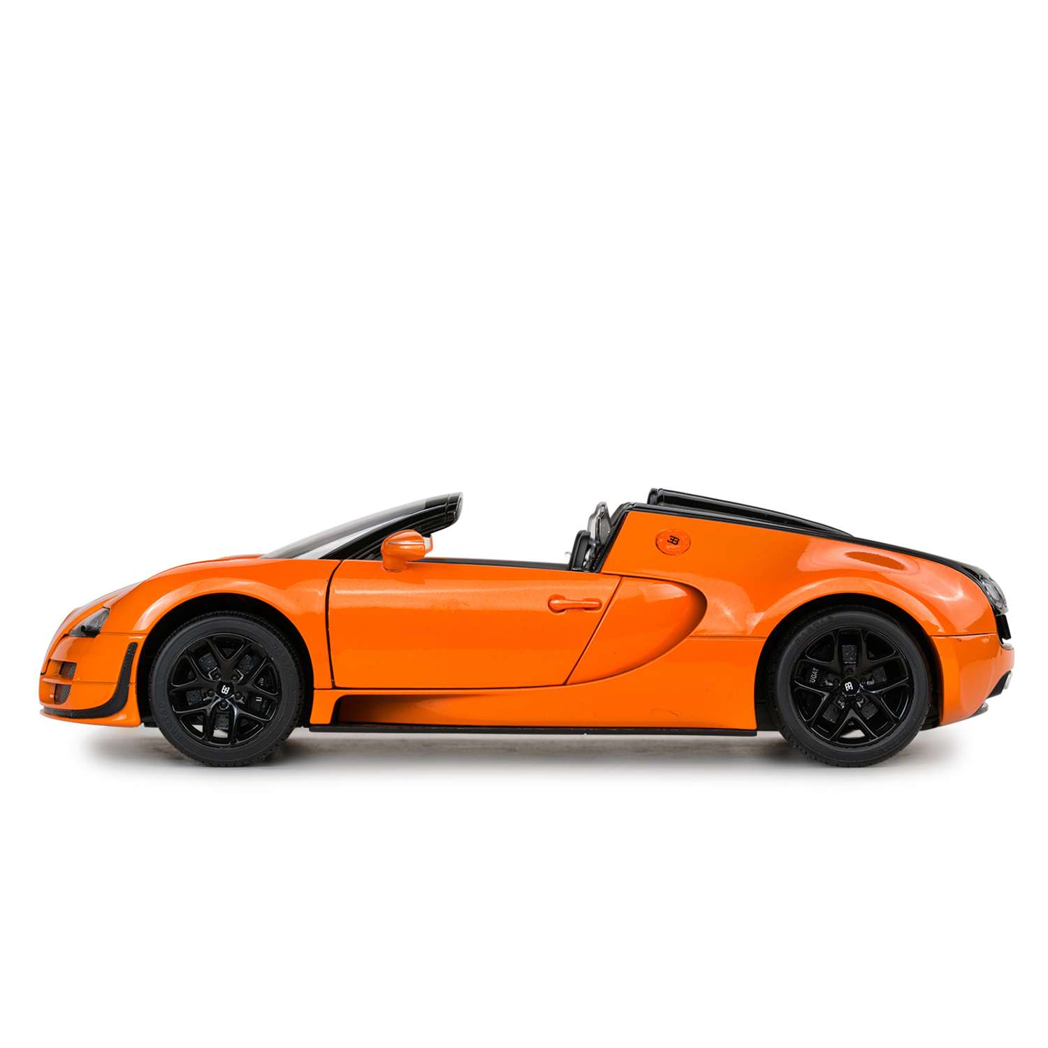 Машинка Rastar Bugatti GS Vitesse 1:18 оранжевая 43900 - фото 3