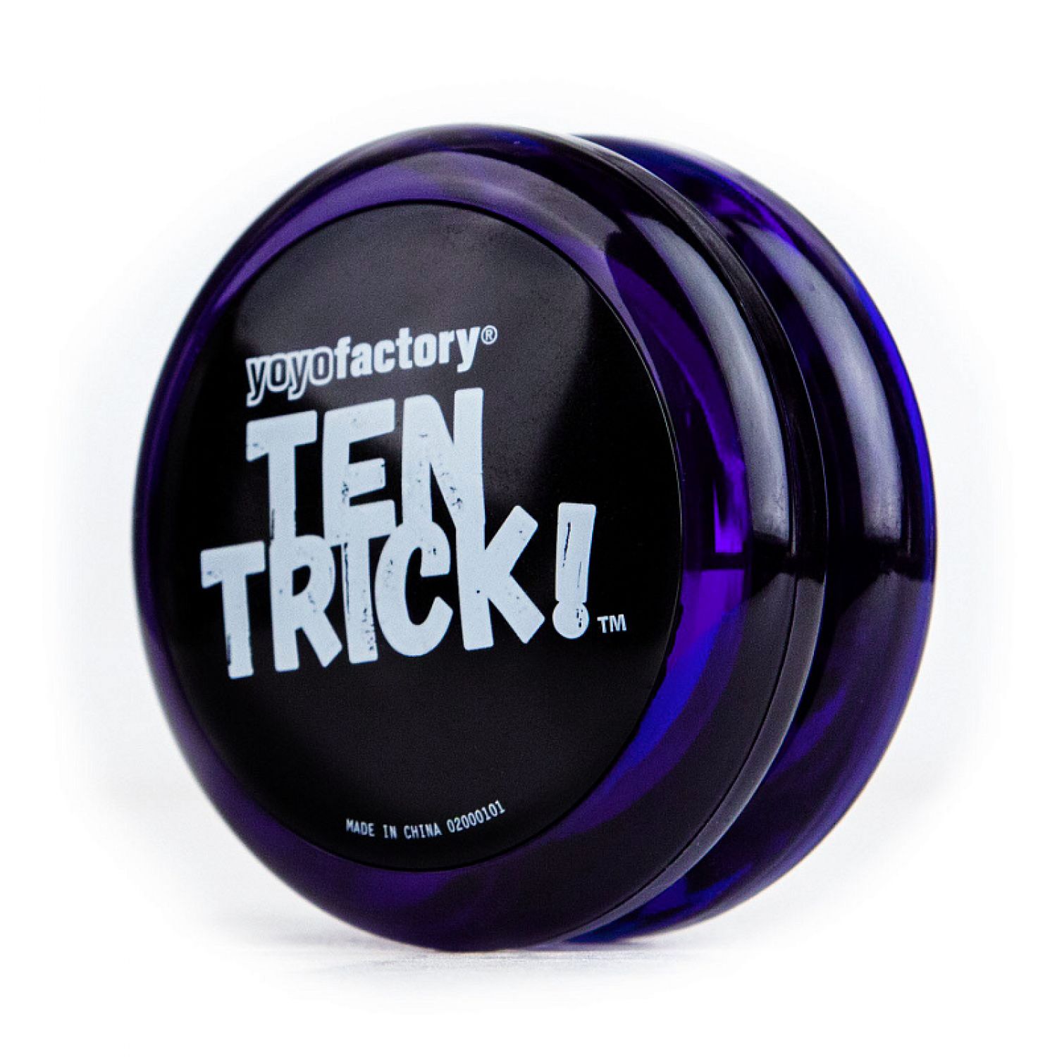 Развивающая игрушка YoYoFactory Йо-йо TenTrick фиолетовый - фото 1