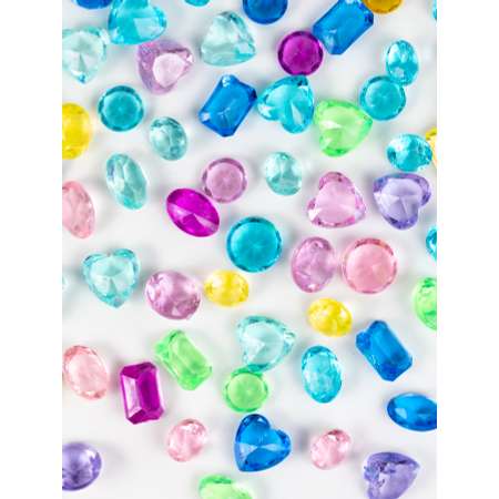 Акриловые кристаллы 5 фигур Color Si Разноцветные 30 шт