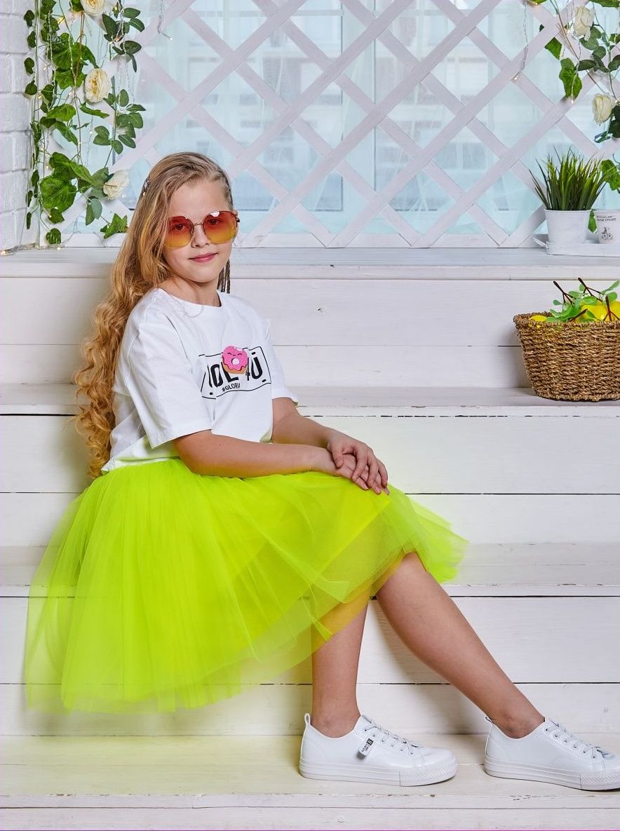 Юбка DALLINA Kids UDN22YELLOW NEON - фото 3