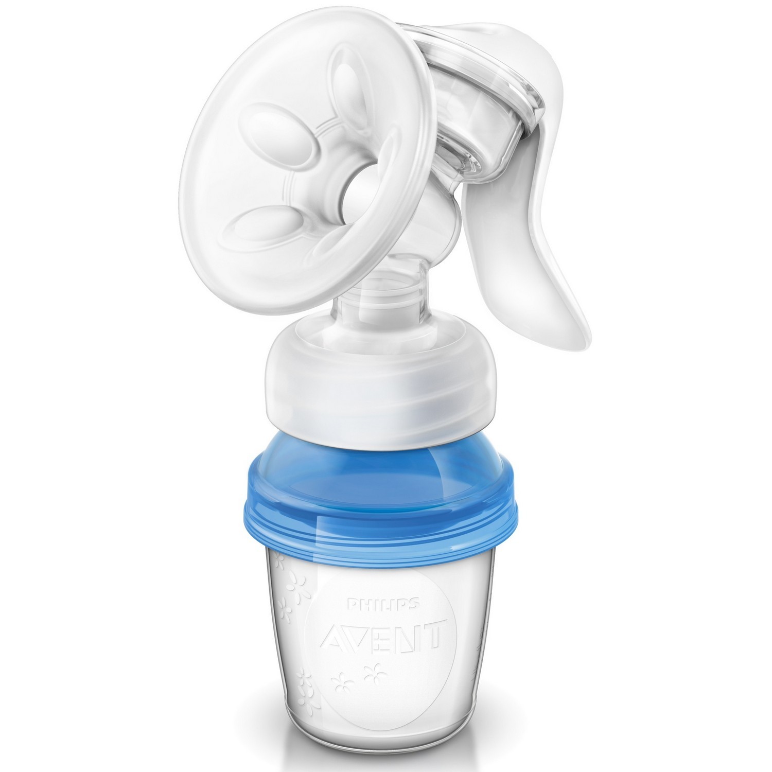 Ручной молокоотсос c контейнерами Philips Avent Natural SCF330/13 - фото 2