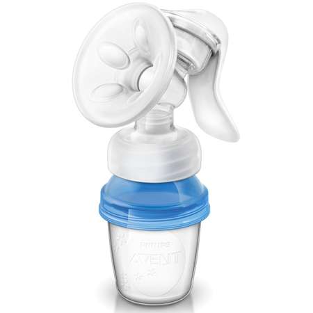 Ручной молокоотсос c контейнерами Philips Avent Natural SCF330/13