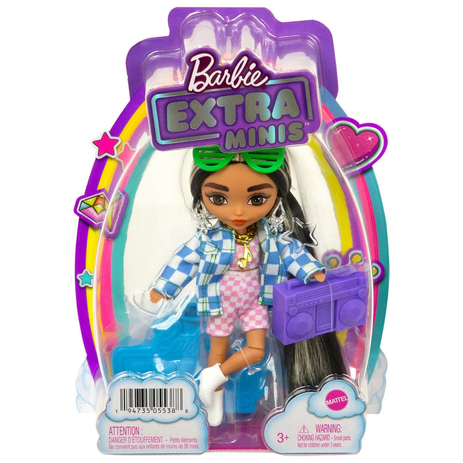 Кукла Barbie Экстра Минис 2 HGP64 HGP62 - фото 2