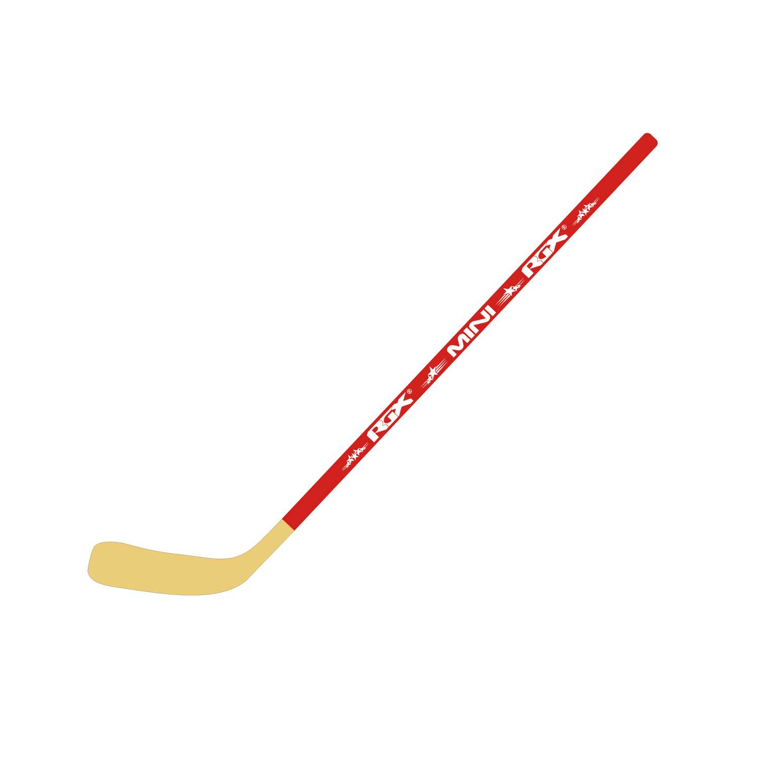 Клюшка для хоккея с шайбой RGX Mini красная - фото 1