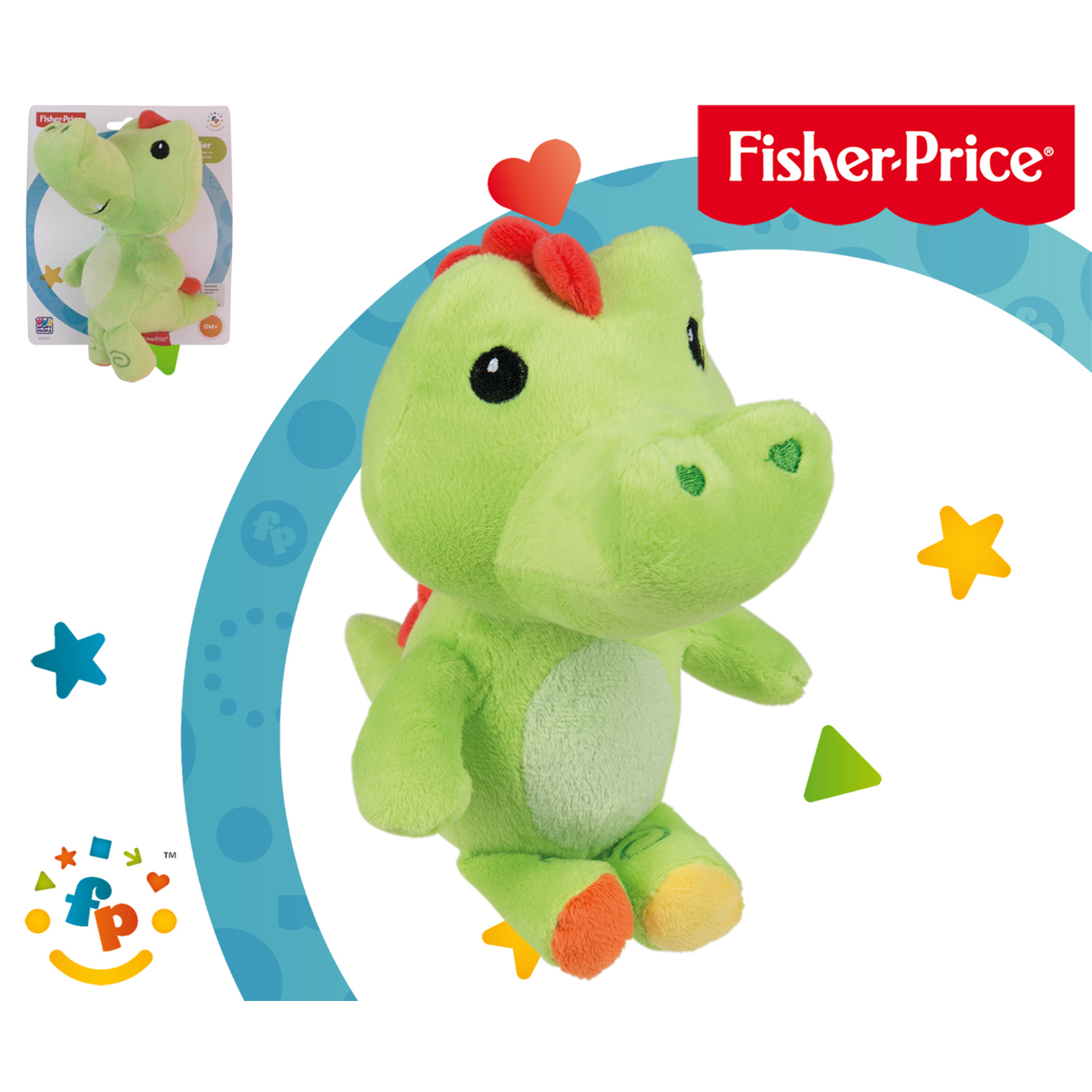 Игрушка мягкая Fisher Price Крокодил 40921 - фото 3