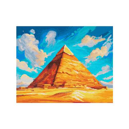 Алмазная мозаика Art sensation холст на деревянном подрамнике 40х50 см Пирамида