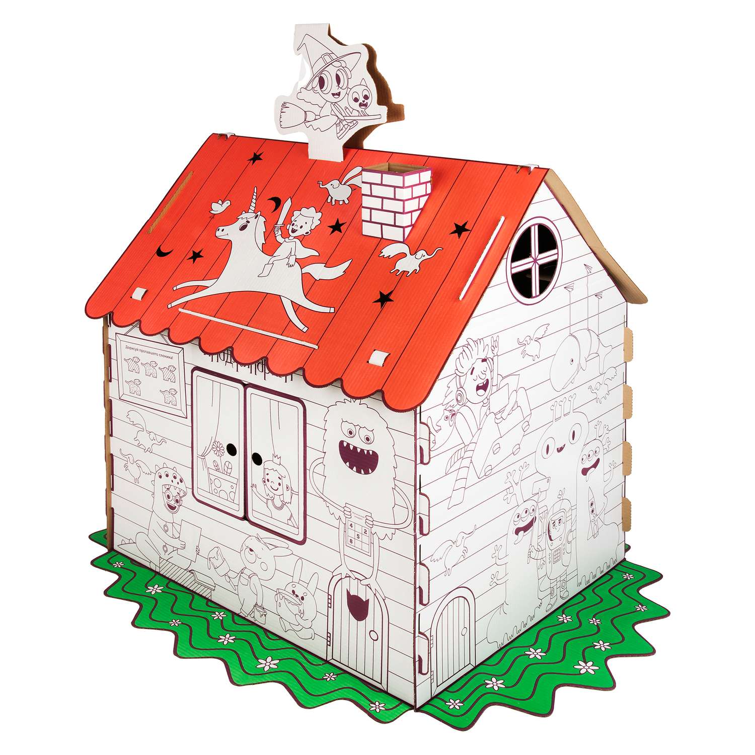 Набор для рисования BIBALINA Развивающий домик-раскраска Имаджинариум КДР03-007 - фото 8