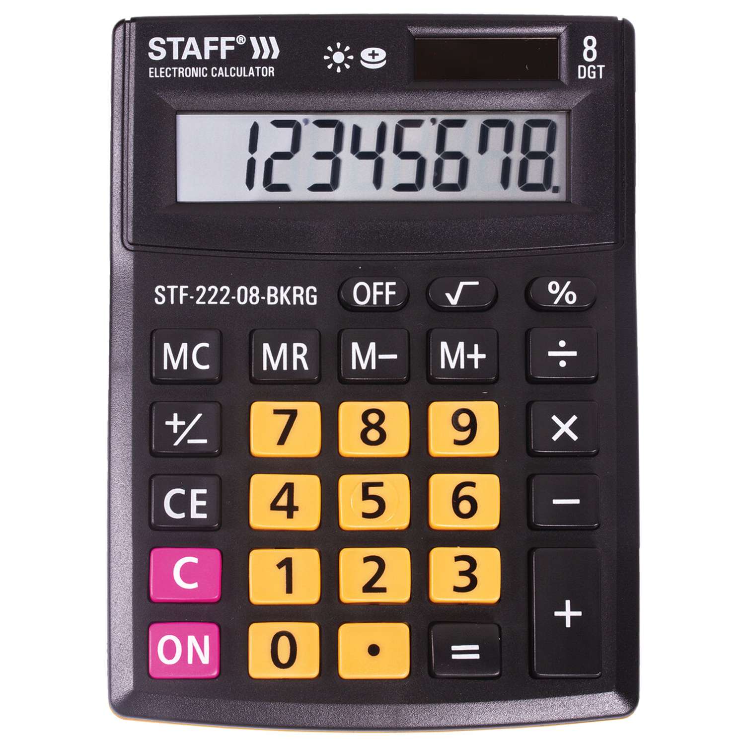 Калькулятор настольный Staff электронный 8 разрядов - фото 3