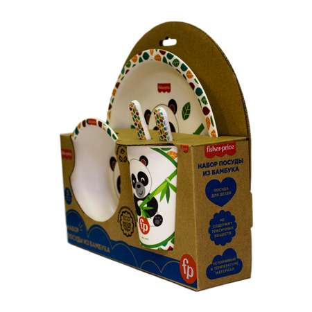 Набор посуды из бамбука FISHER PRICE OXI212261-3