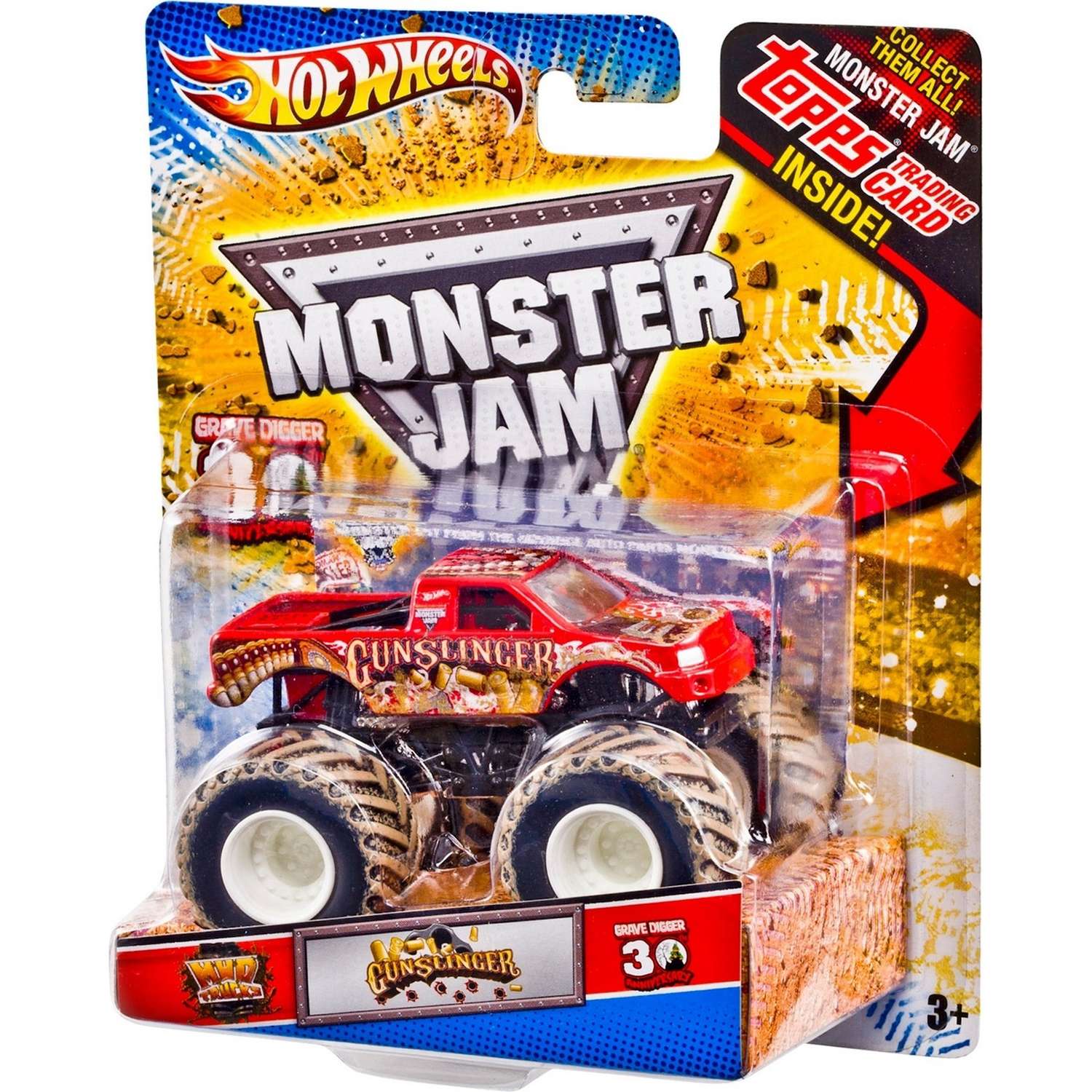 Машина Hot Wheels Monster Jam 1:64 Стрелок T8621 21572 - фото 2