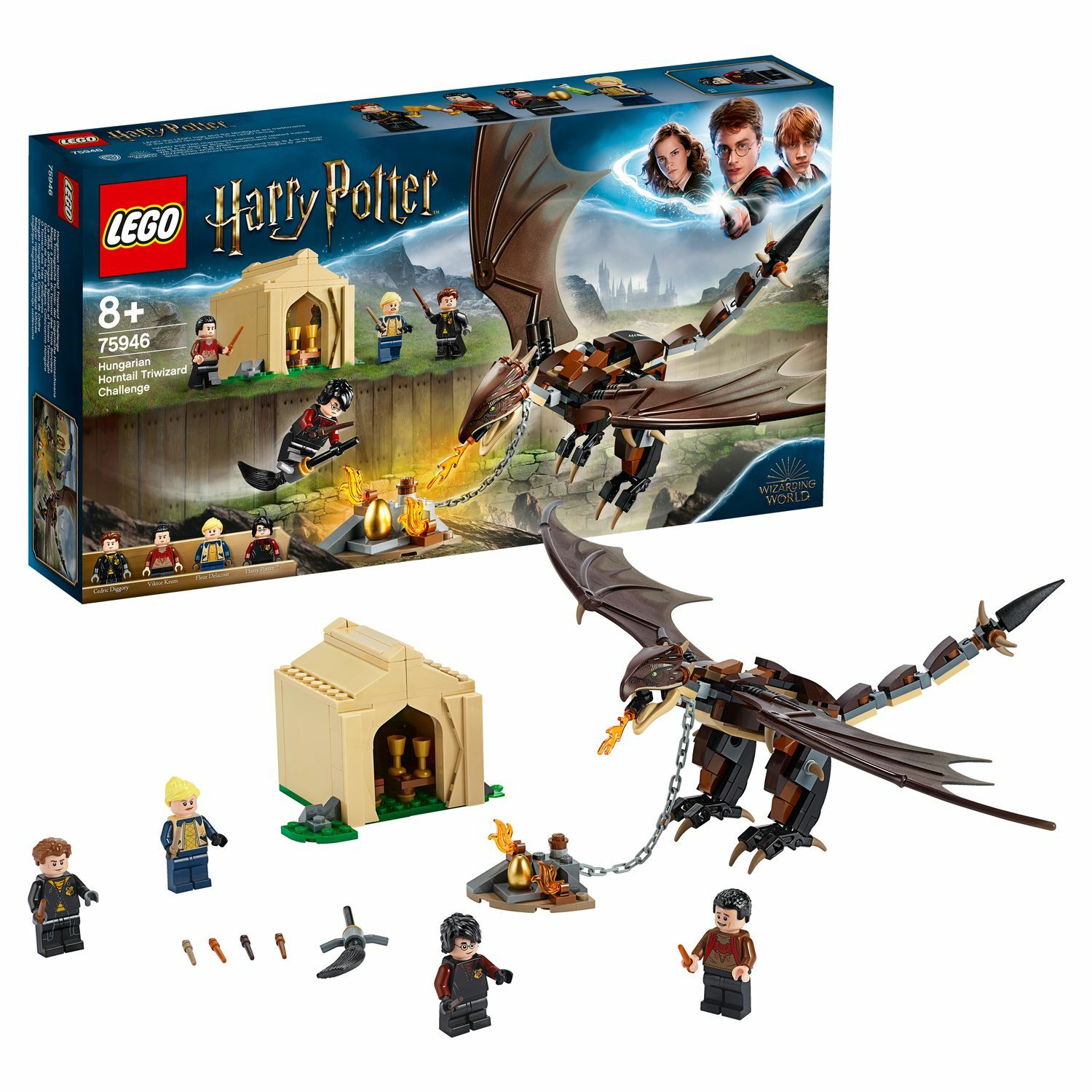 Конструктор LEGO Harry Potter Турнир трёх волшебников венгерская хвосторога  75946