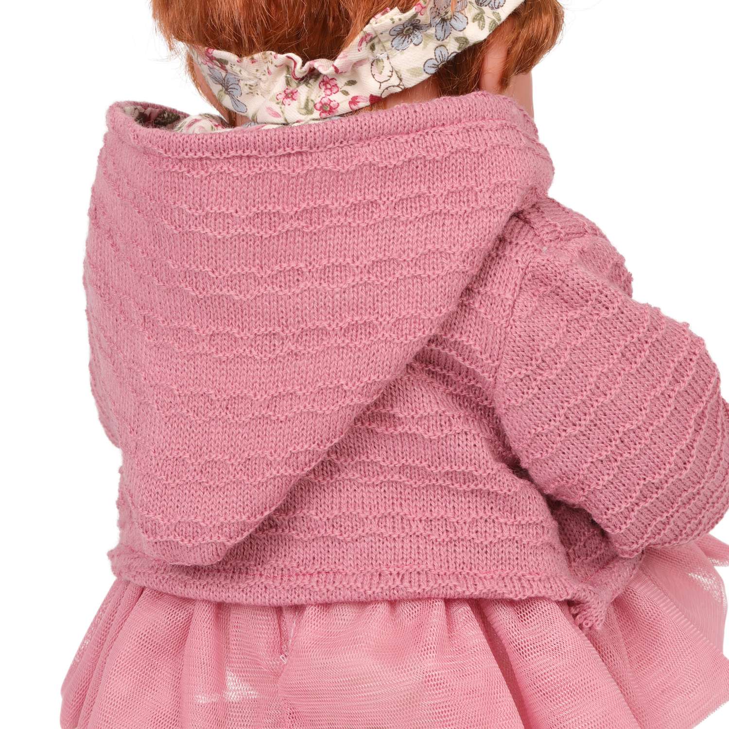 Кукла Antonio Juan Реборн Саманта в розовом 40 см мягконабивная 33070 - фото 9