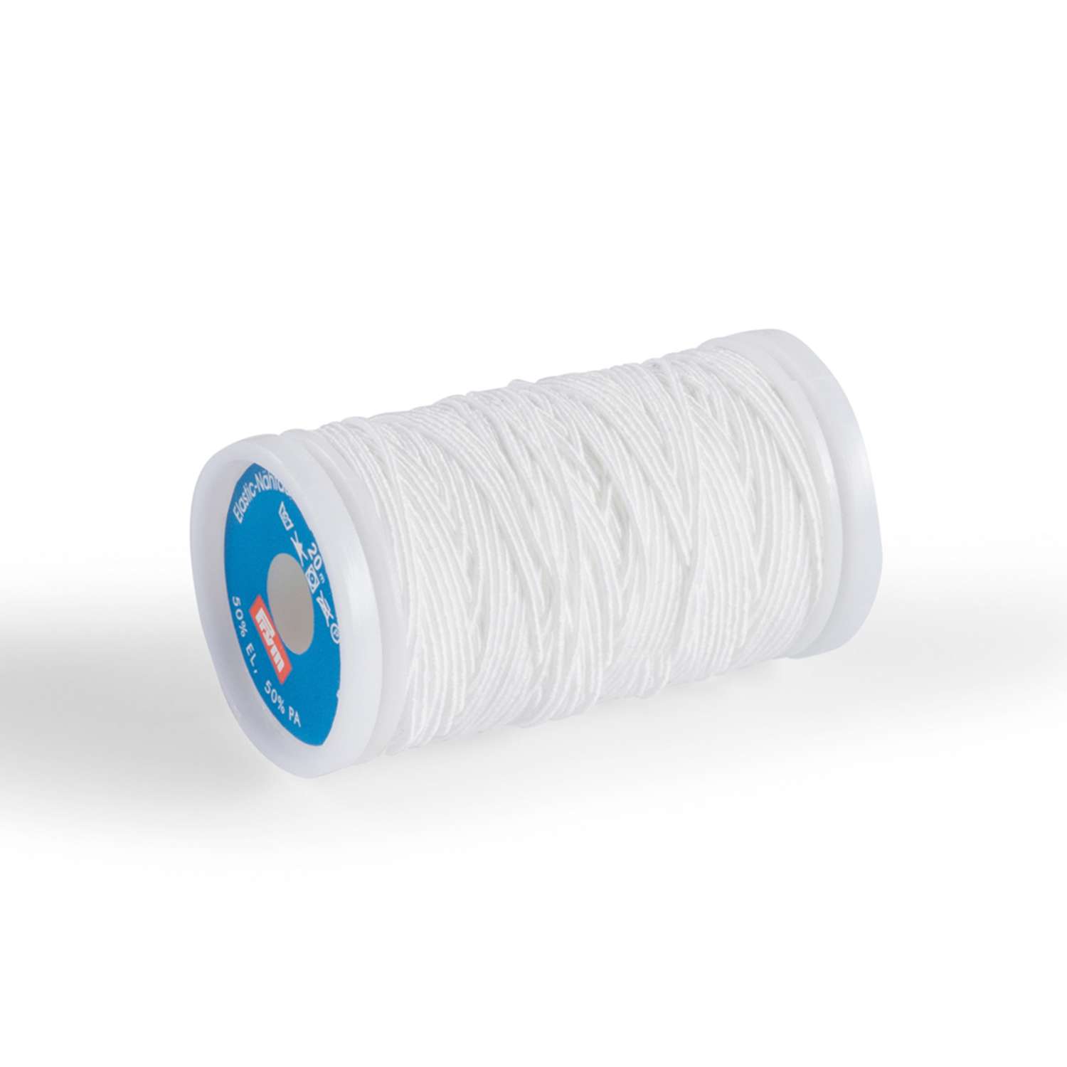 Нитки Prym эластичные для шитья вязания и рукоделия 0.5 мм Белый 1 шт 970026 - фото 1