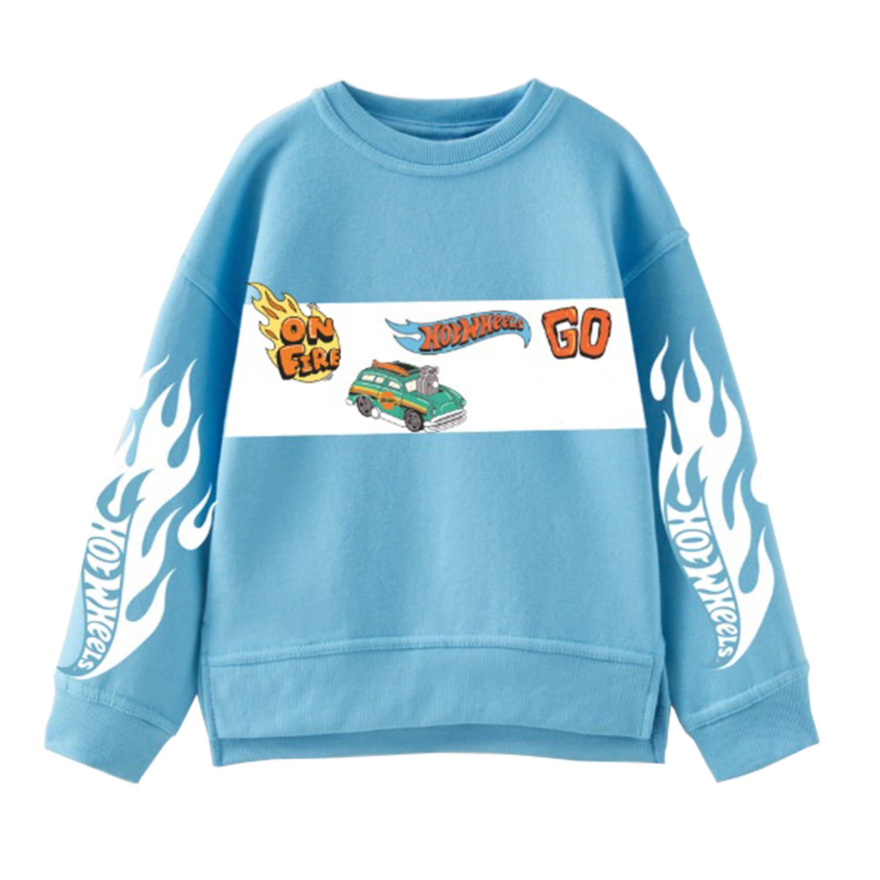 Свитшот Hot Wheels velHWstk_blue - фото 2