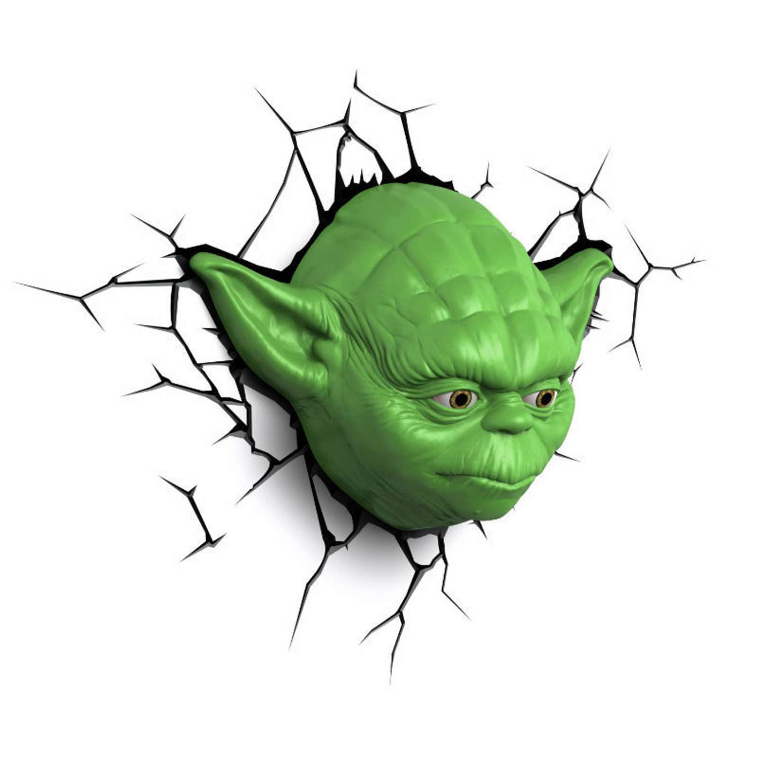 Светильник 3D 3DLightFx Star Wars Yoda Face - фото 2