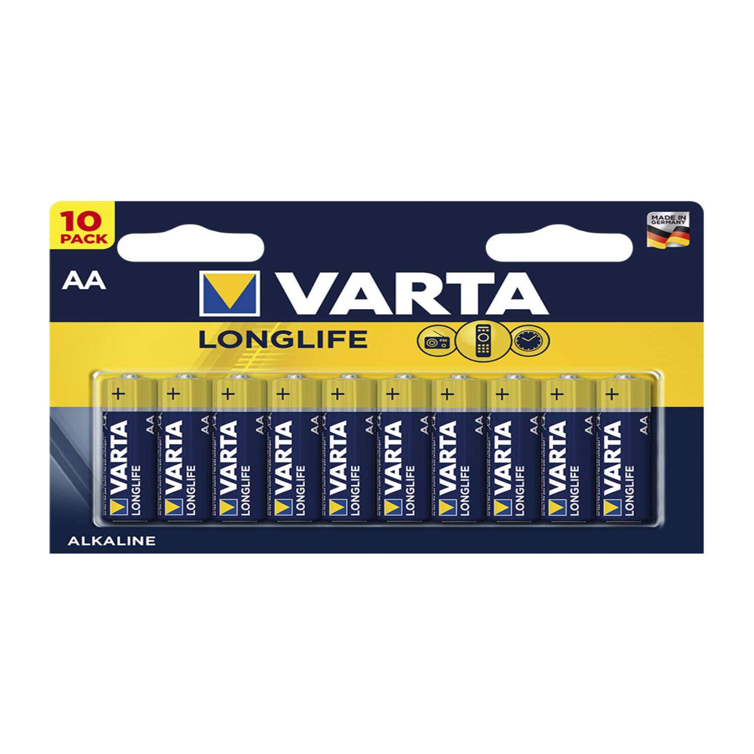 Батарейки Varta AA 10 шт - фото 1