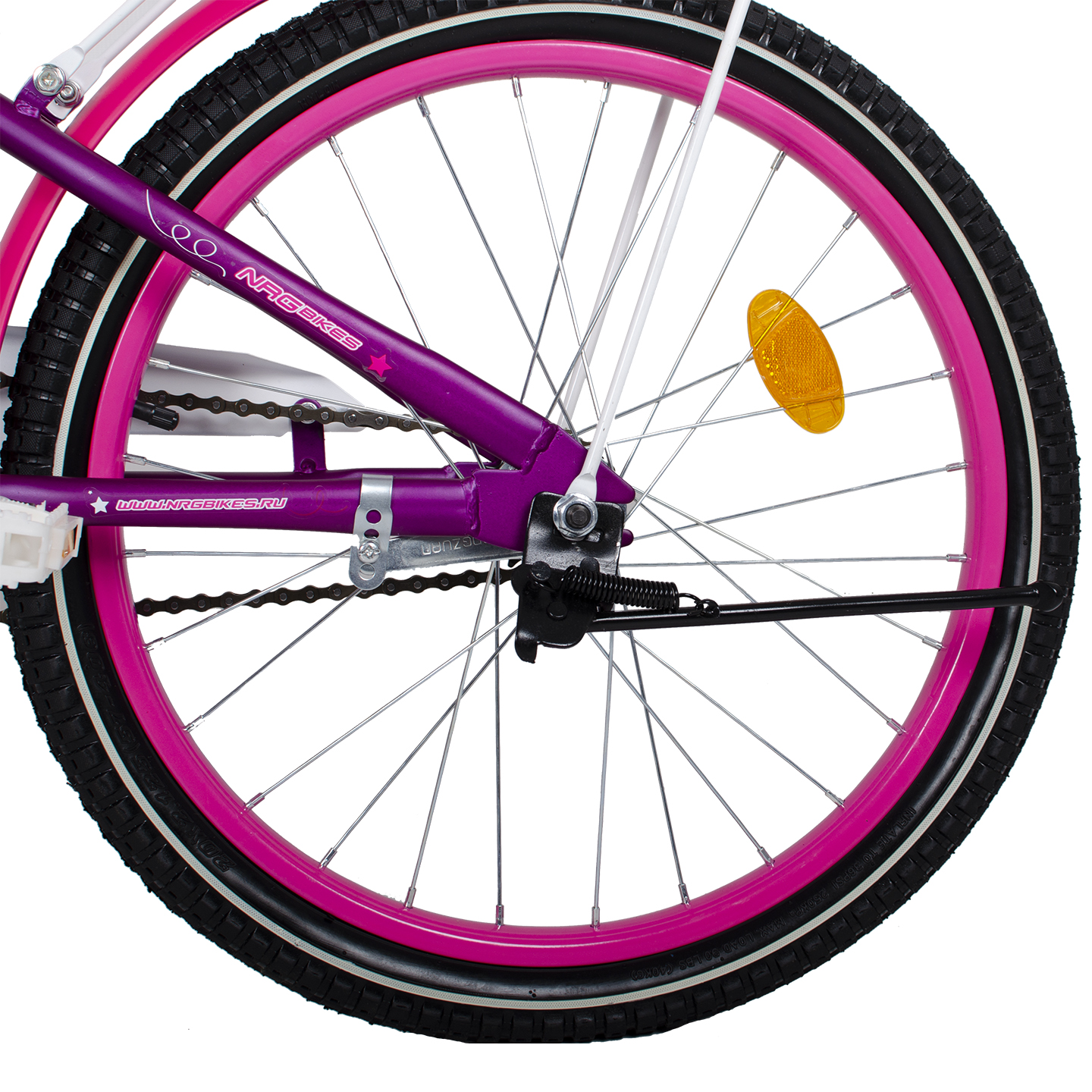 Велосипед NRG BIKES SWAN 20 violet-pink - фото 22