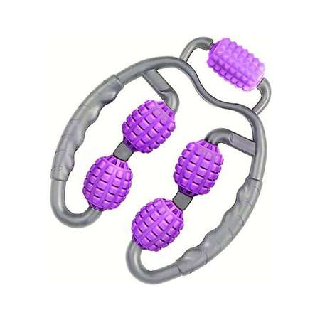 Массажер Ripoma 5 роликов фиолетовый