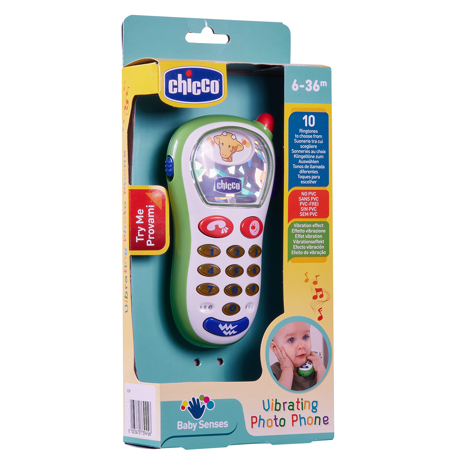 Chicco Игрушка Музыкальный телефон с фотокамерой