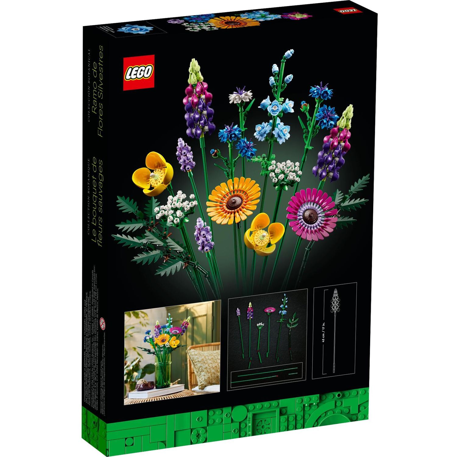 Конструктор LEGO Icons Wildflower Bouquet 10313 - фото 9