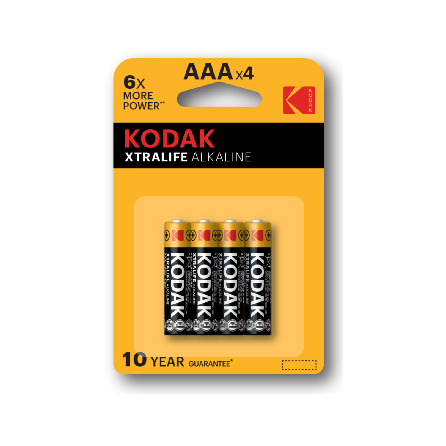 Батарейки Kodak ААА LR03-4BL Xtralife K3A-4 40/200/32000 4шт - фото 1