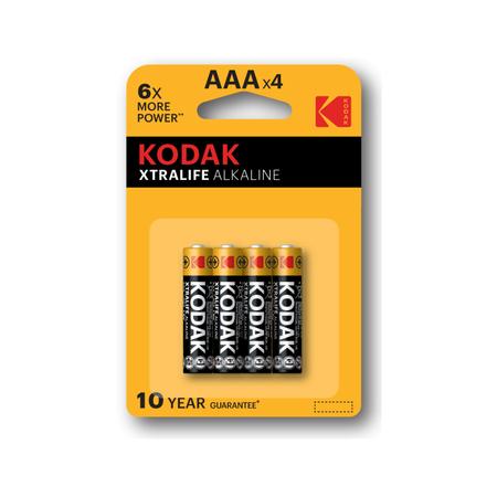 Батарейки Kodak ААА LR03-4BL Xtralife K3A-4 40/200/32000 4шт