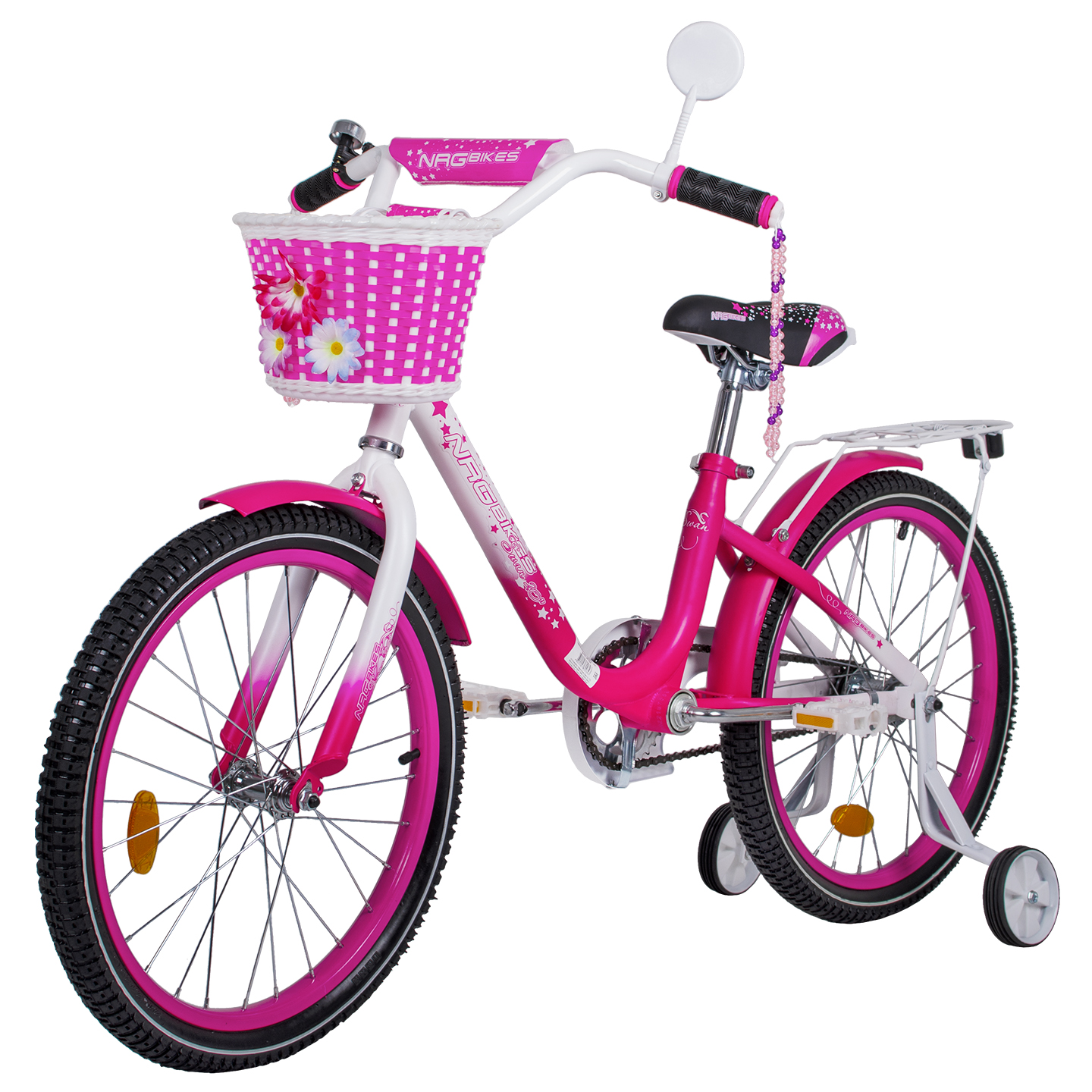 Велосипед NRG BIKES Swan 20 pink-white - фото 12