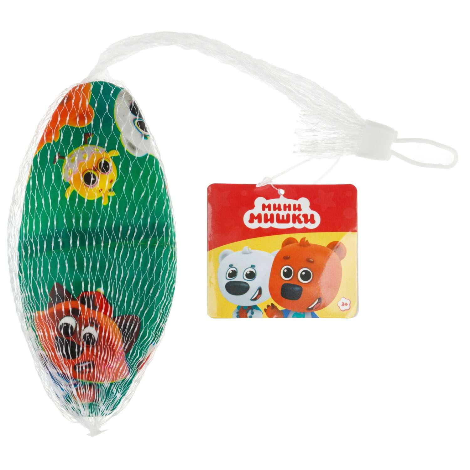 Мяч детский 15 см 1TOY Ми-Ми-Мишки Мини-мишки резиновый надувной для ребенка игрушки для улицы зеленый - фото 5