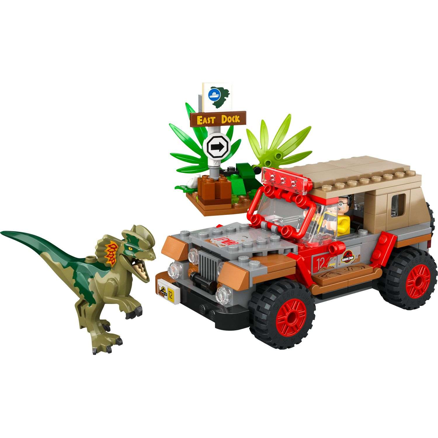 Конструктор LEGO Jurassic World Dilophosaurus Ambush​ 76958 - фото 2