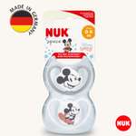 Соска пустышка ортодонтическая силикон Nuk NUK SPACE MICKEY