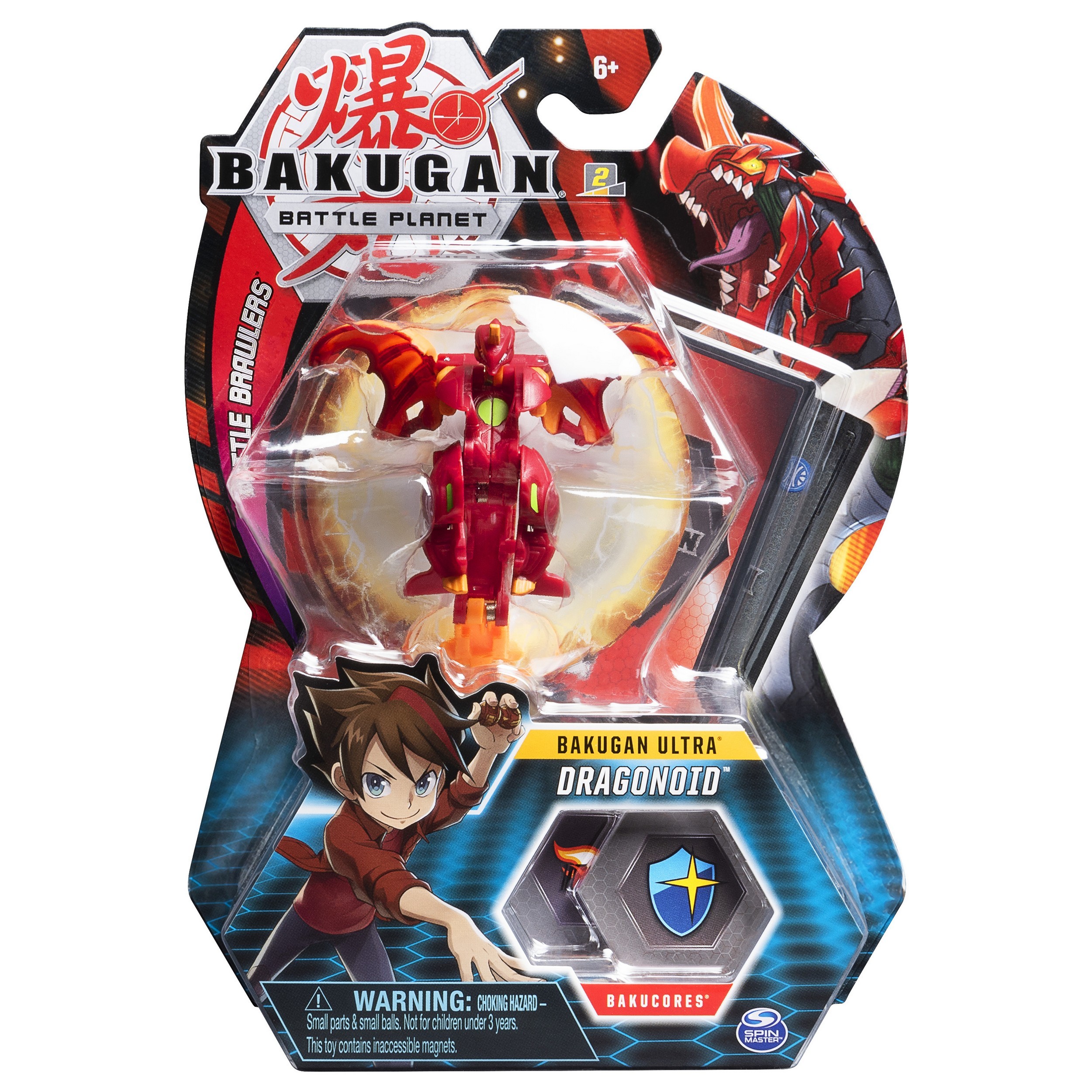 Фигурка-трансформер Bakugan Ультра Dragonoid Red 6045146/20109016 купить по  цене 49 ₽ в интернет-магазине Детский мир