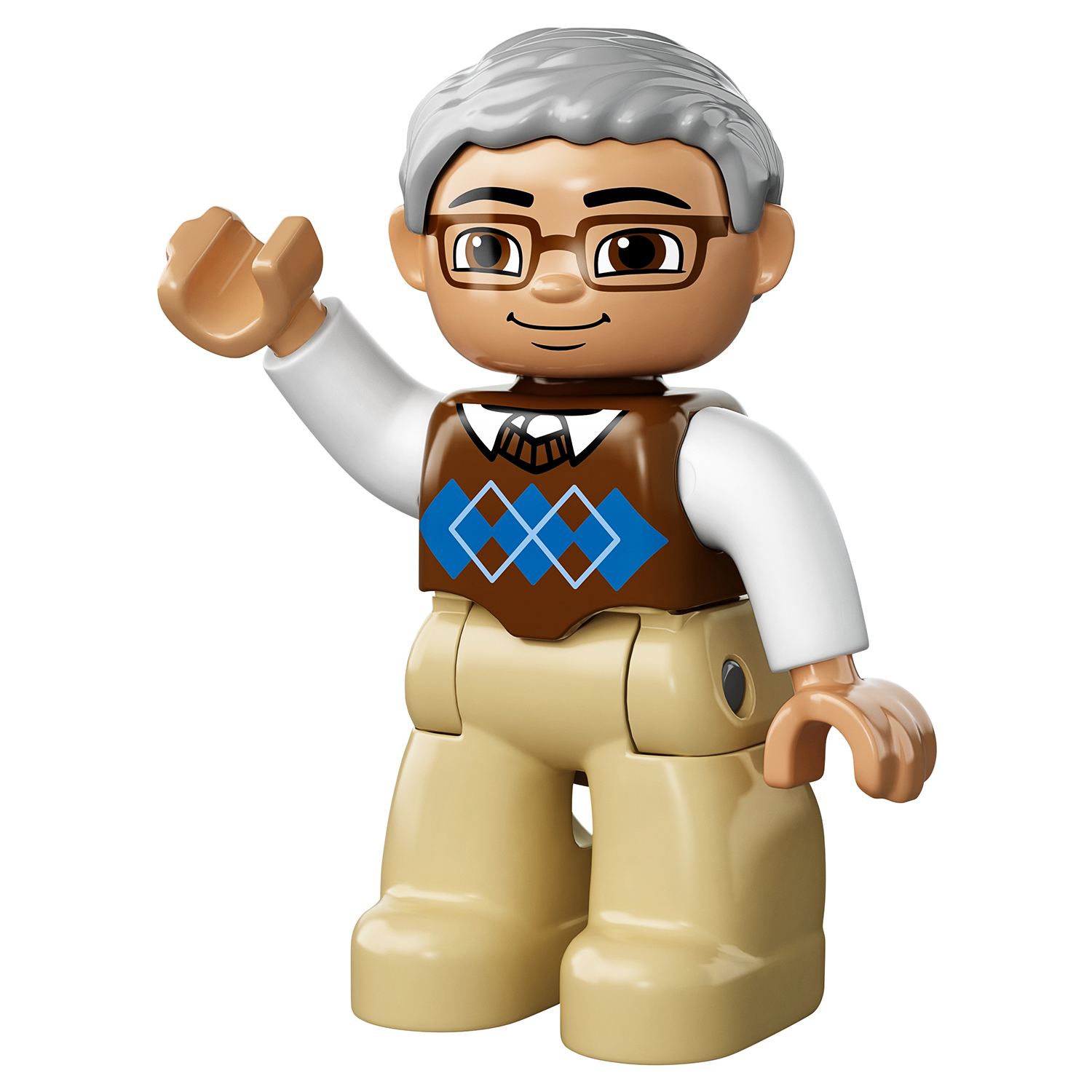 Конструктор LEGO DUPLO Сельскохозяйственный трактор блочный - фото 13