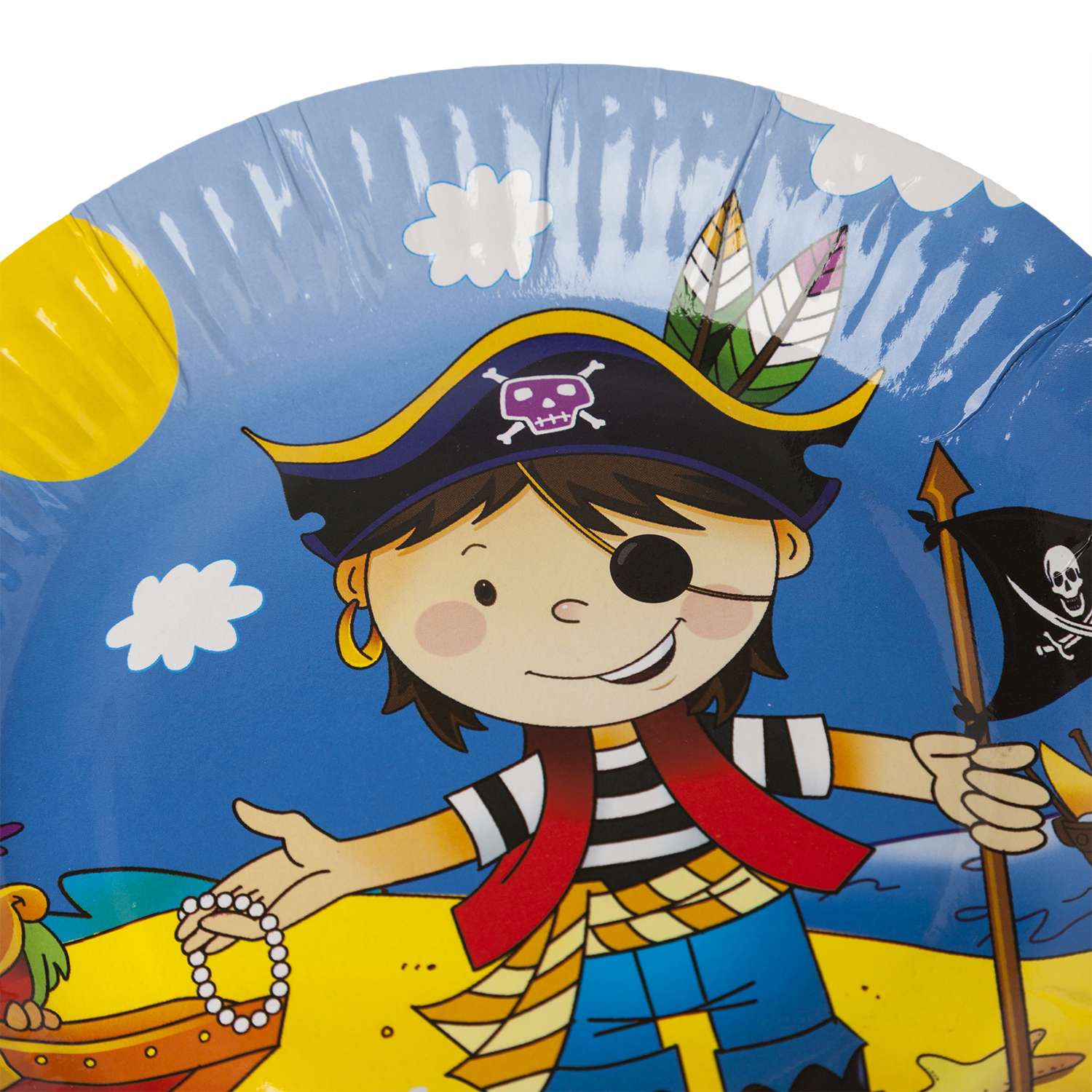 Тарелка GCI Маленький пират 6шт 1502-1296(1298) в ассортименте - фото 3