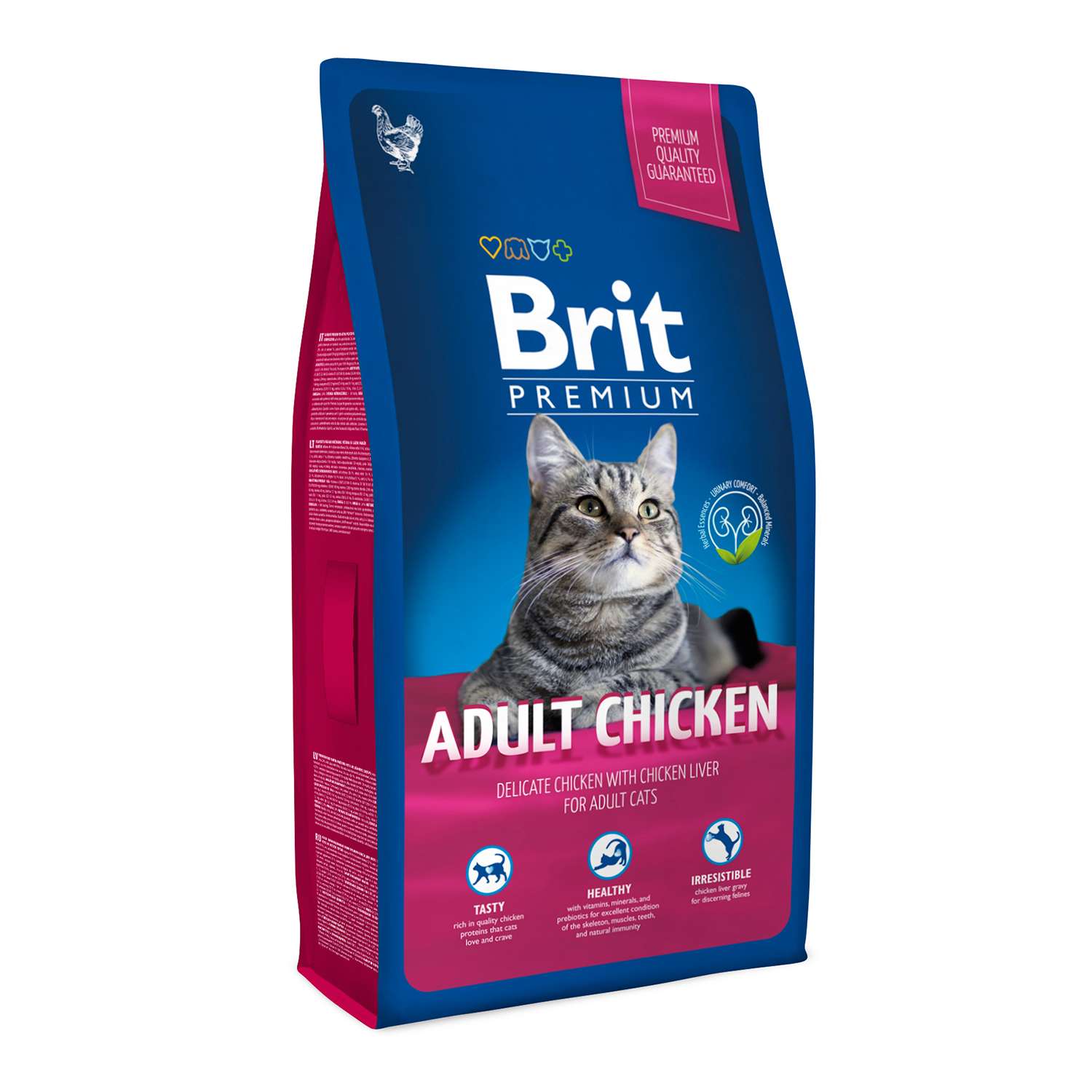 Корм для кошек Brit Premium 8кг курица - фото 1