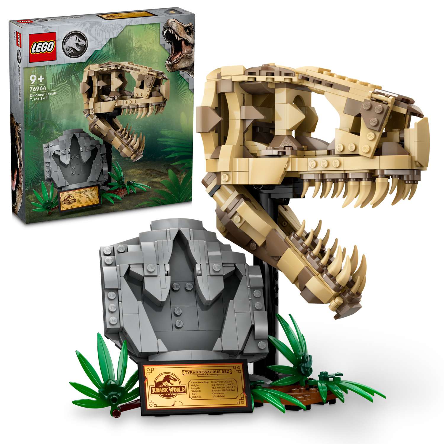 Конструктор LEGO Jurassic World Череп T.Rex 76964 - фото 1