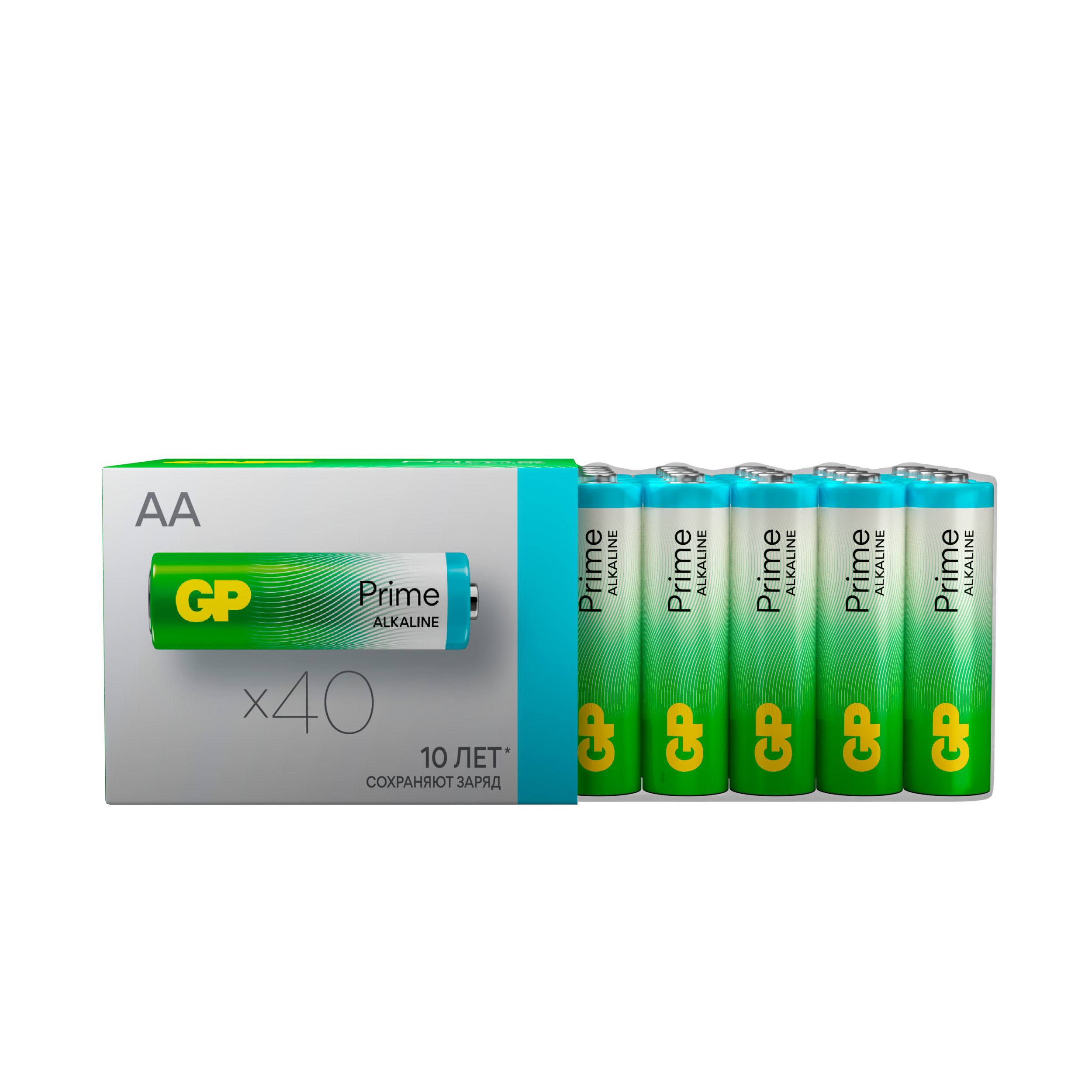 Набор батареек GP Super Alkaline AA LR 40 шт. 15A-B40 - фото 3