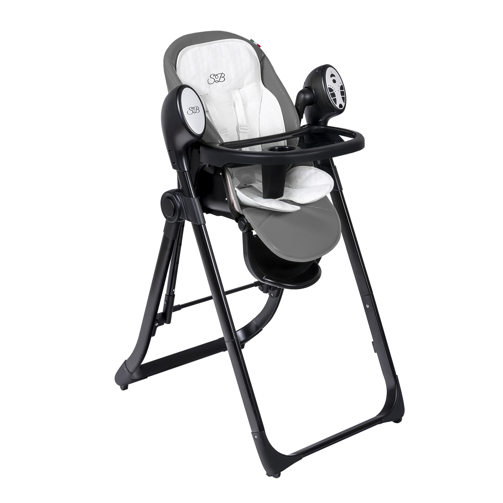 Стульчик для кормления Sweet Baby Fiesta Black-Gray - фото 1