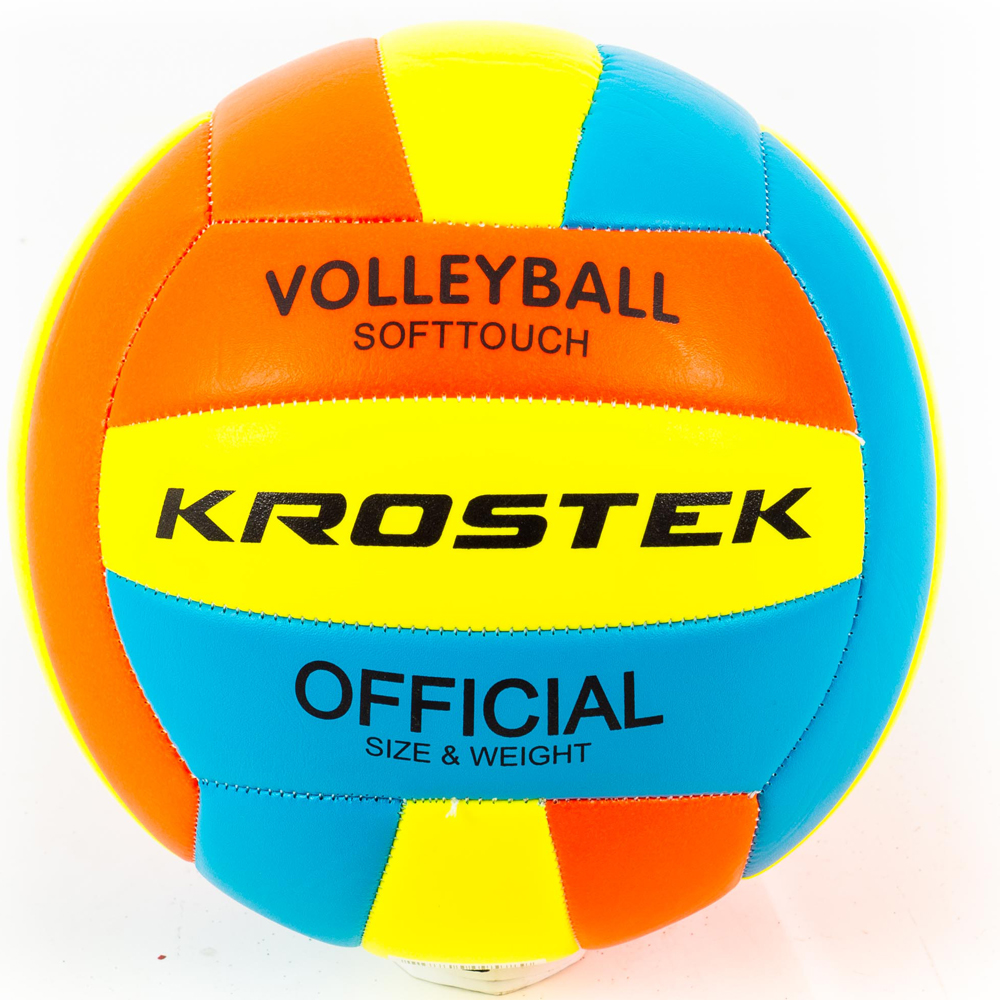 Мяч Krostek волейбольный 1 size 5 ПВХ - фото 1