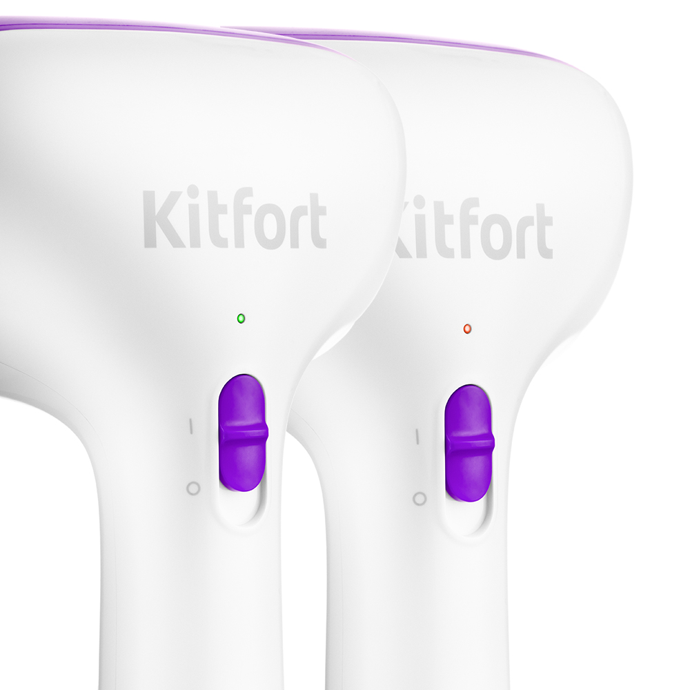 Ручной отпариватель KITFORT КТ-998-1 бело-фиолетовый - фото 3