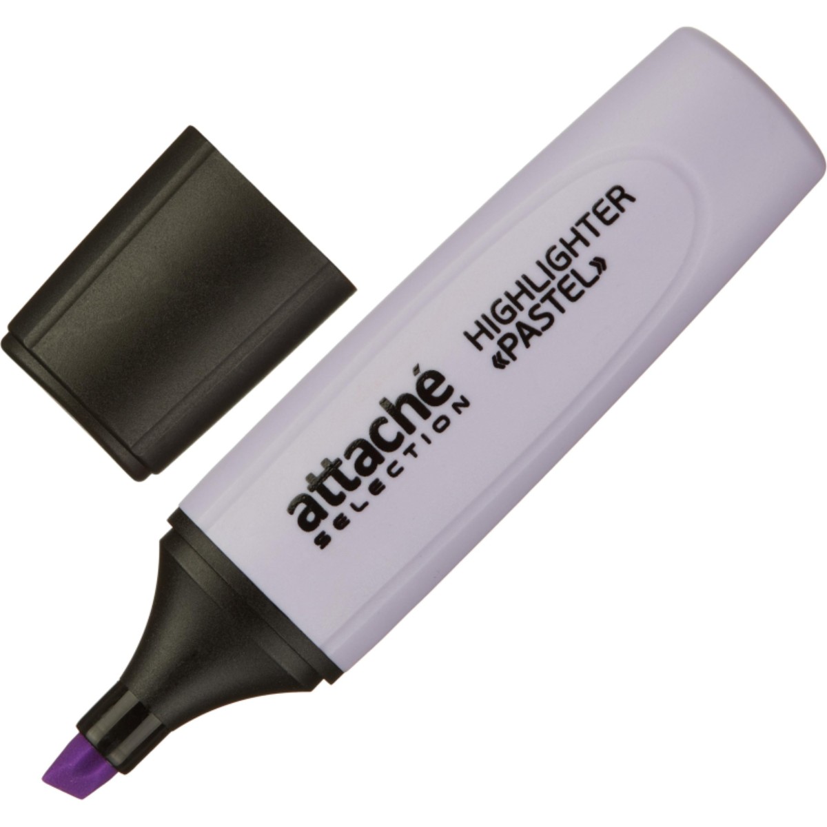 Маркер текстовыделитель Attache Selection Pastel 1-5 мм фиолетовый 10 шт - фото 1