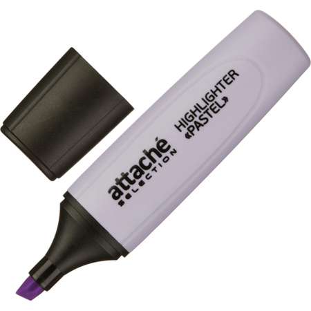 Маркер текстовыделитель Attache Selection Pastel 1-5 мм фиолетовый 10 шт