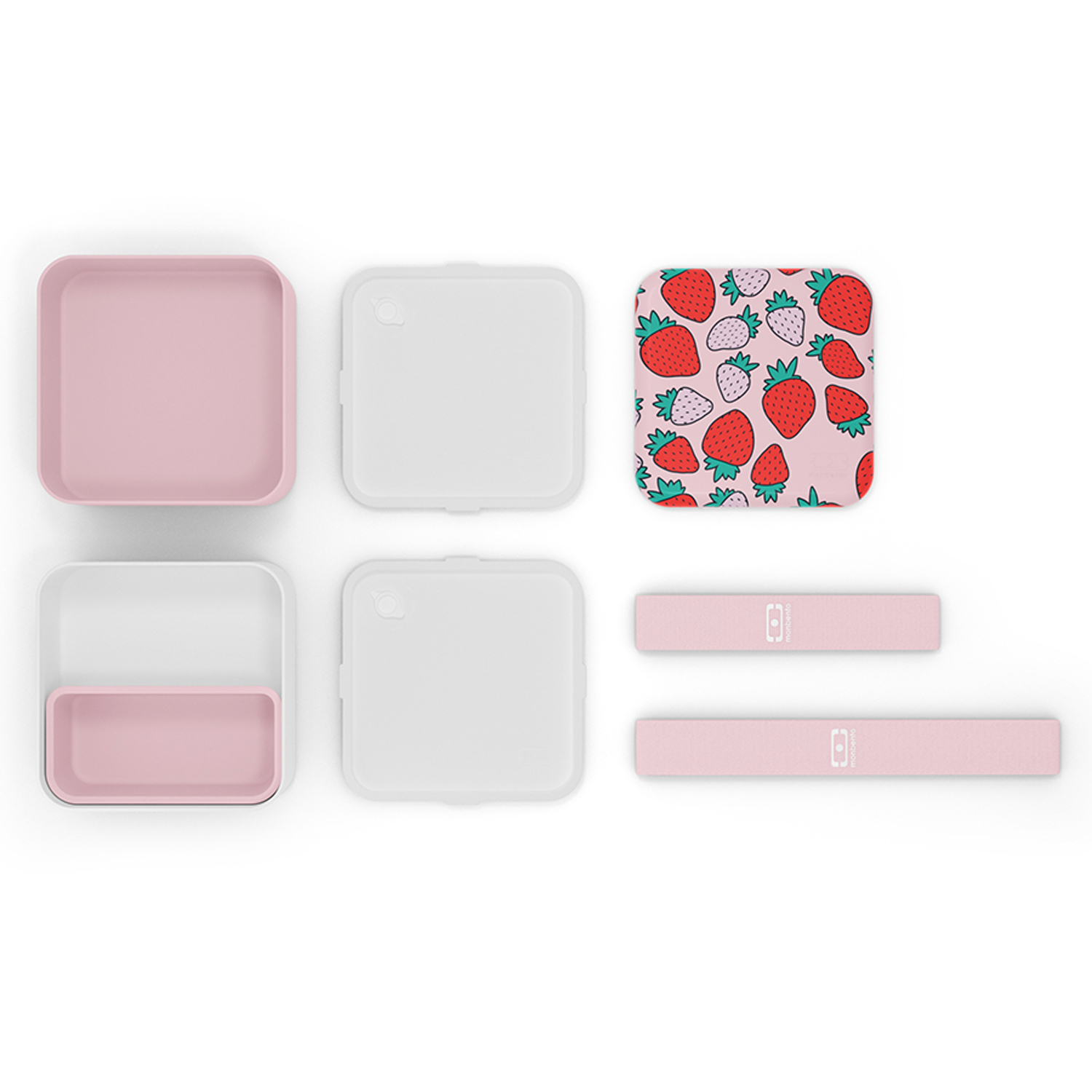 Ланч-бокс Monbento MB Square strawberry - фото 4