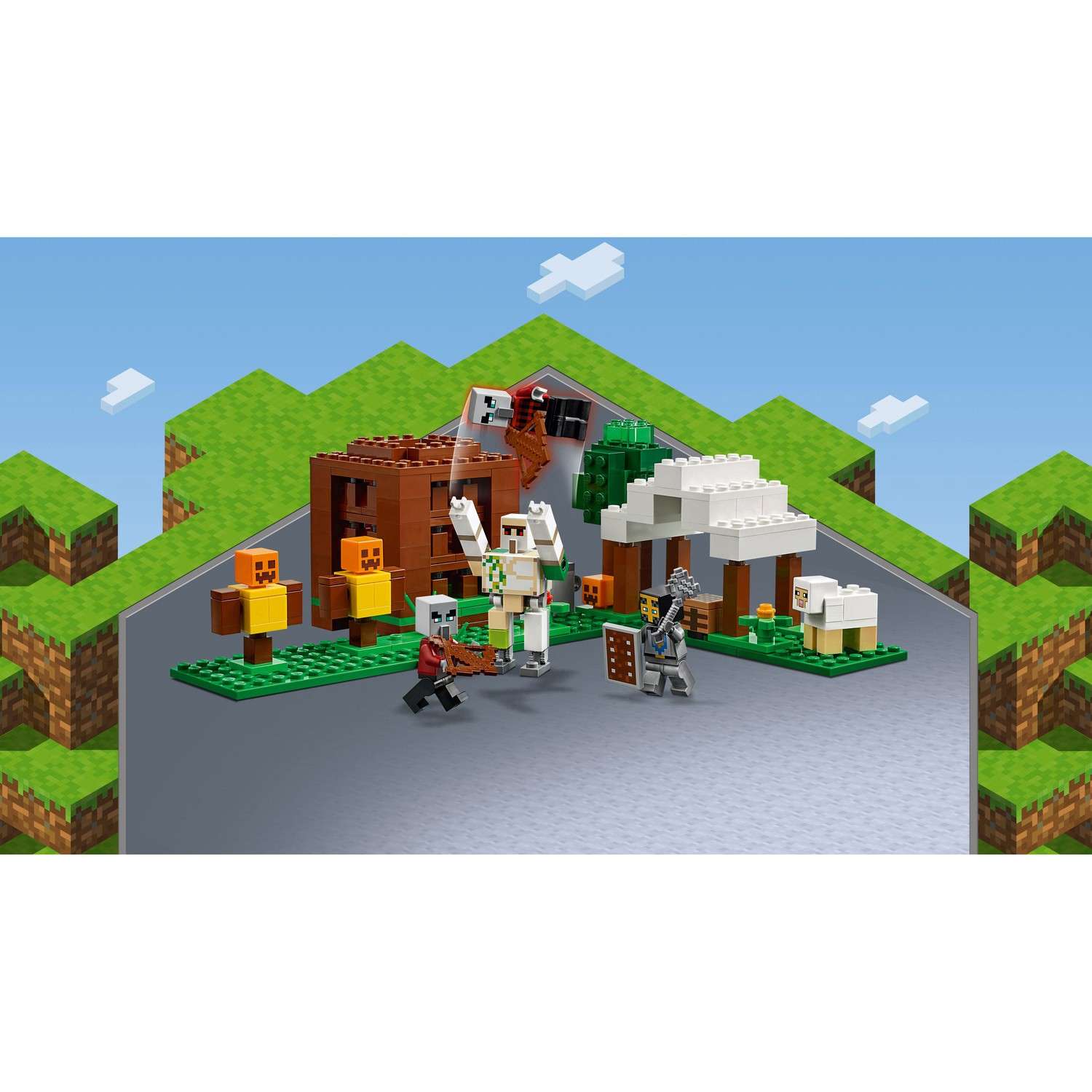 Конструктор LEGO Minecraft Аванпост разбойников 21159 - фото 10