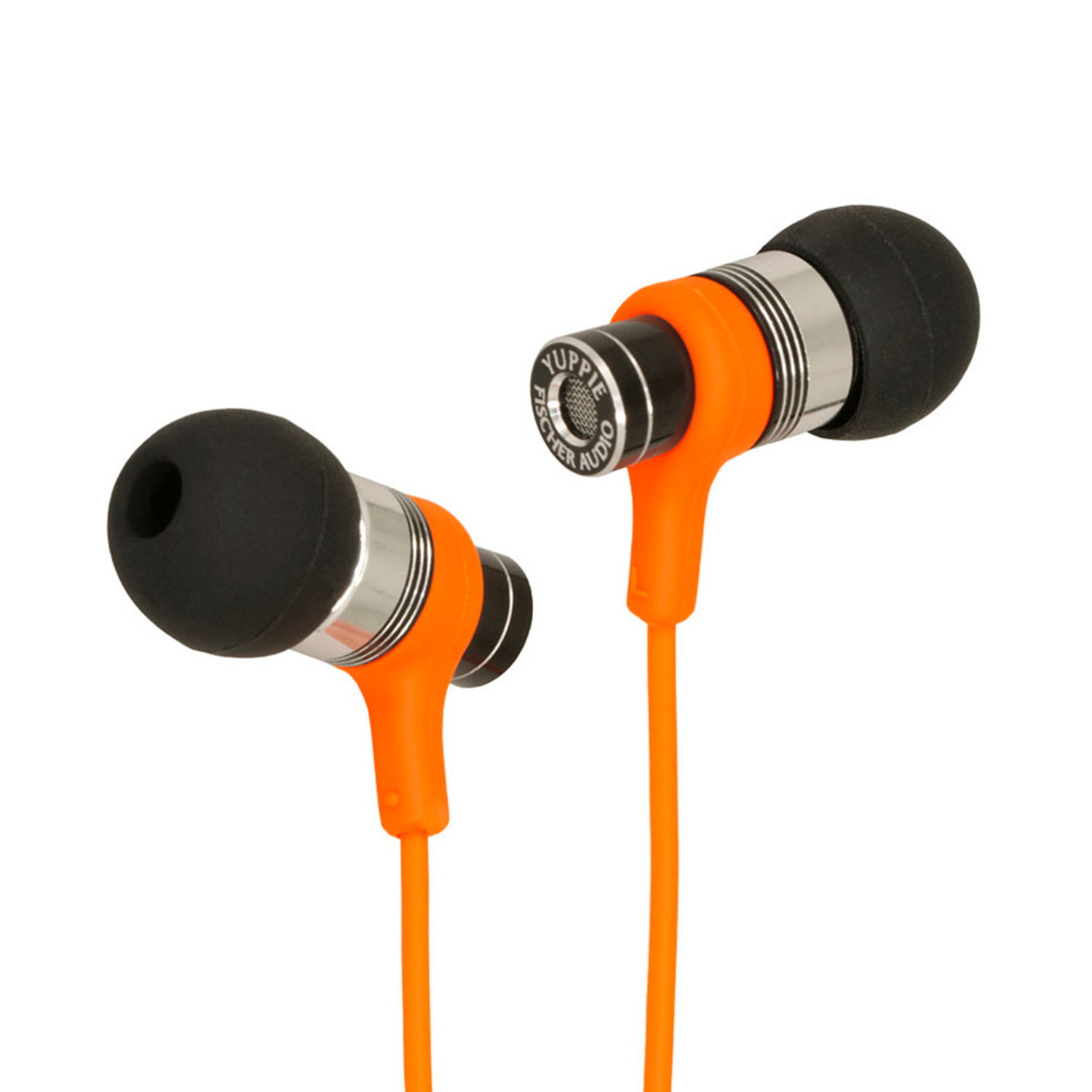 Наушники Fischer Audio Yuppie orange/black - фото 1