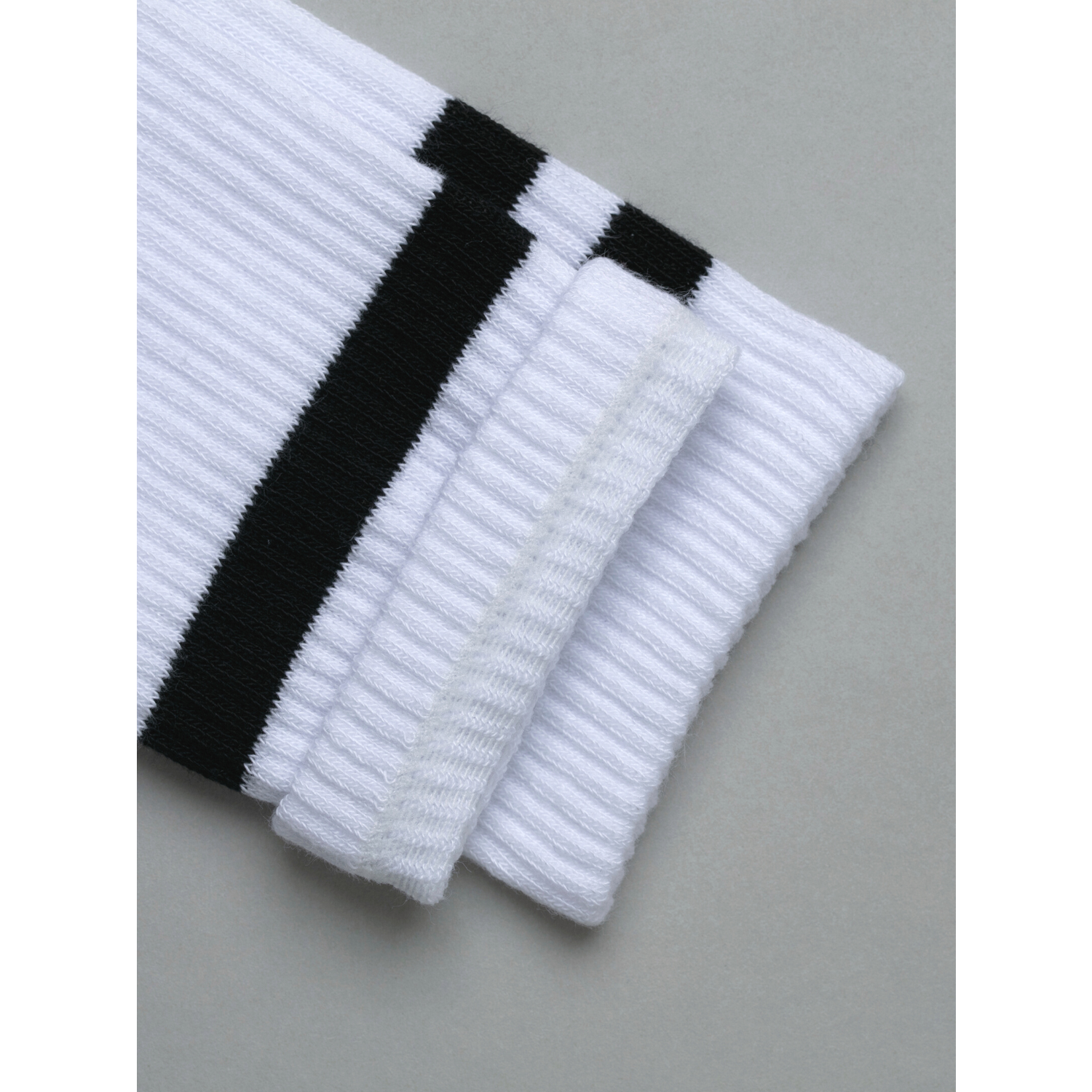 Носки 3 пары ALEX YVN M-1809-3 белый с чёрными полосками - фото 5
